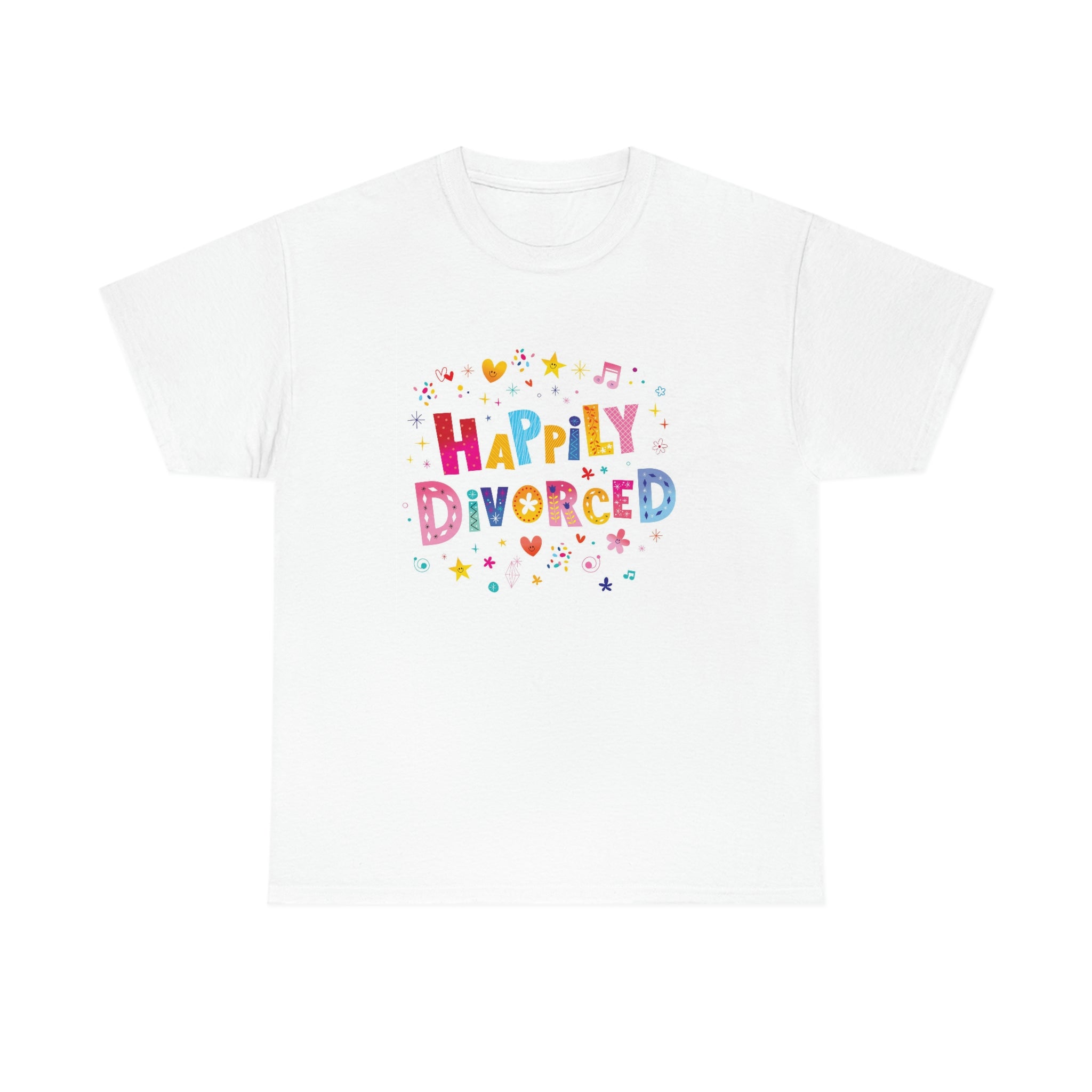 Happily divorced-Heavy Cotton Tee