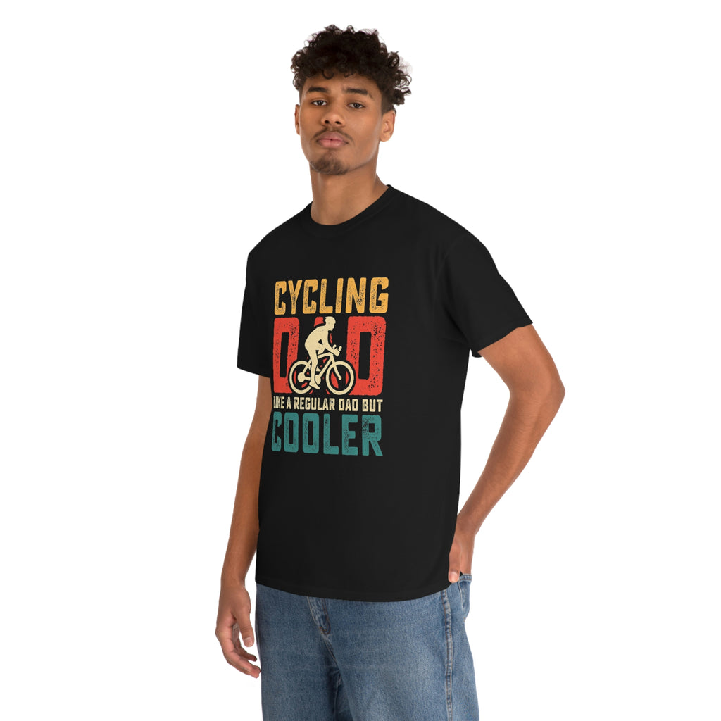 Cycling dad- Heavy Cotton Tee