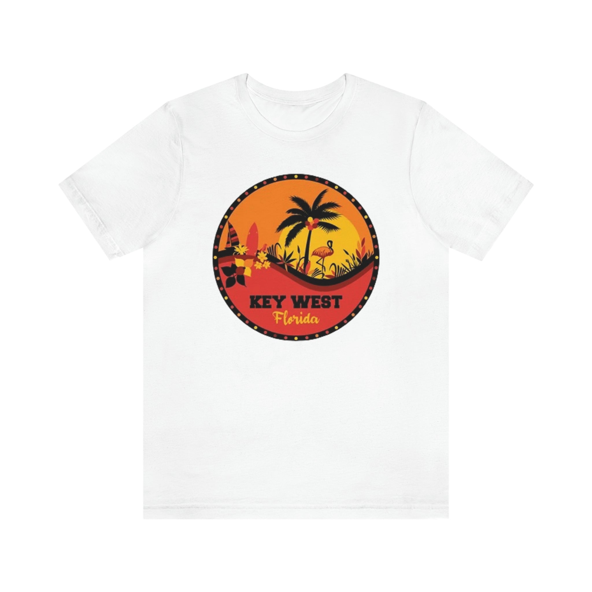 Key west Fl- Unisex Jersey Short Sleeve Tee