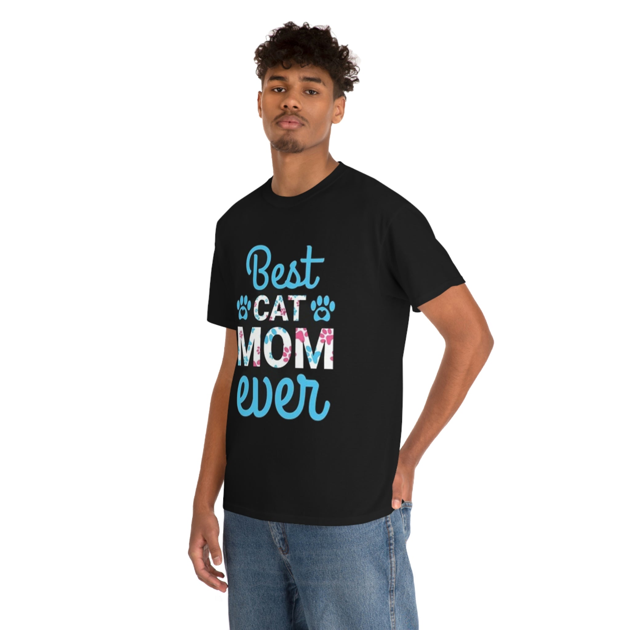 Best cat mom— Heavy Cotton Tee