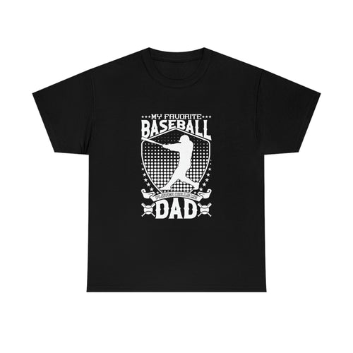 Baseball dad- Heavy Cotton Tee