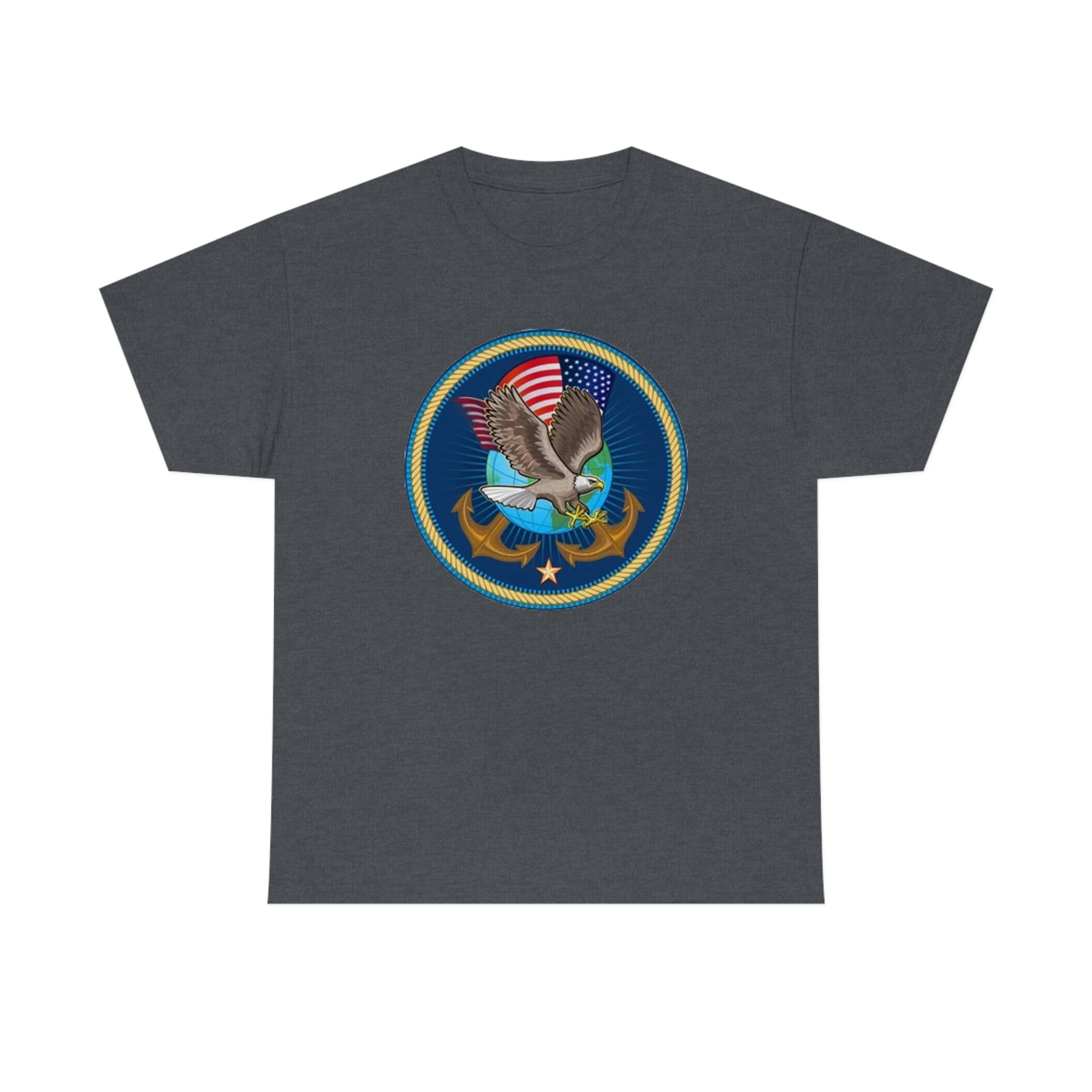 Navy- Unisex Heavy Cotton Tee