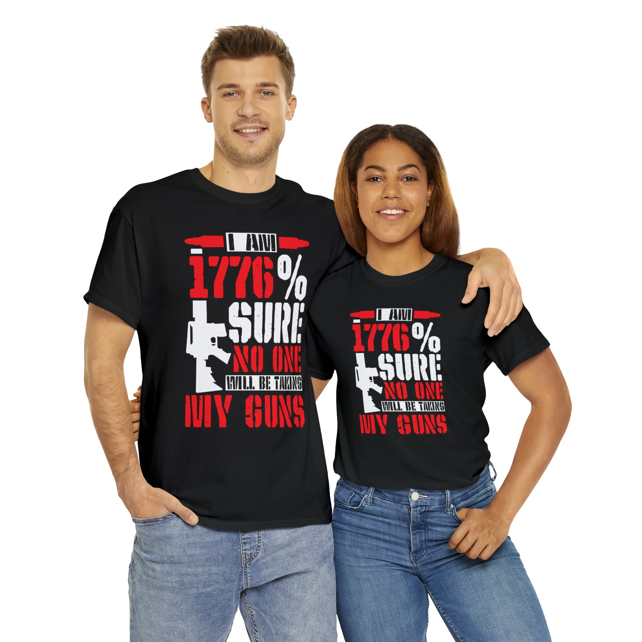 No one will be taking my guns- Heavy Cotton Tee