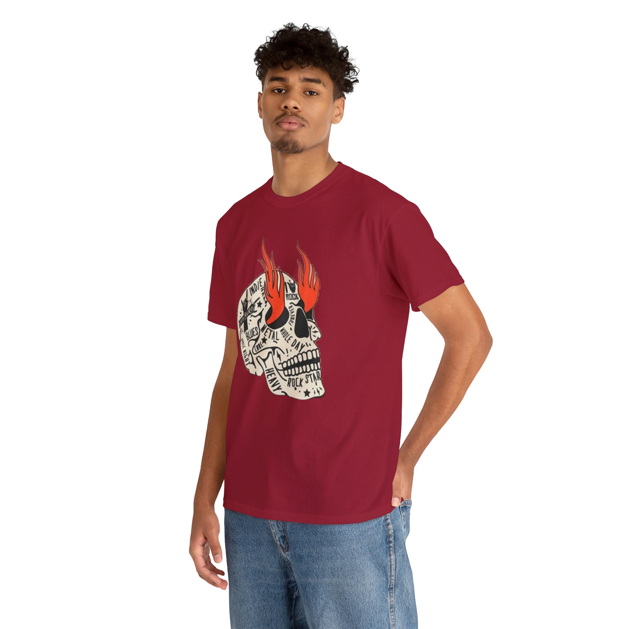 Rocker head- Heavy Cotton Tee