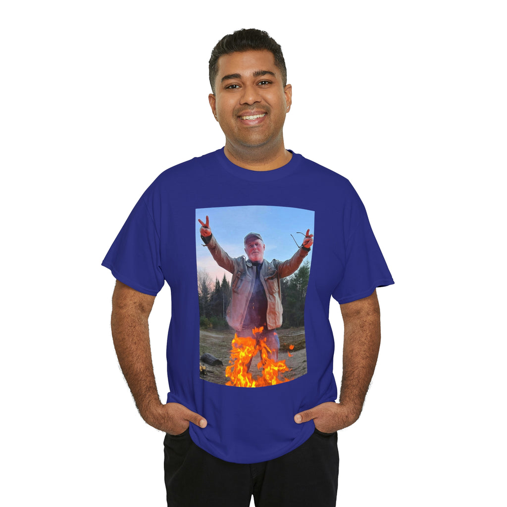 On fire-  Heavy Cotton Tee