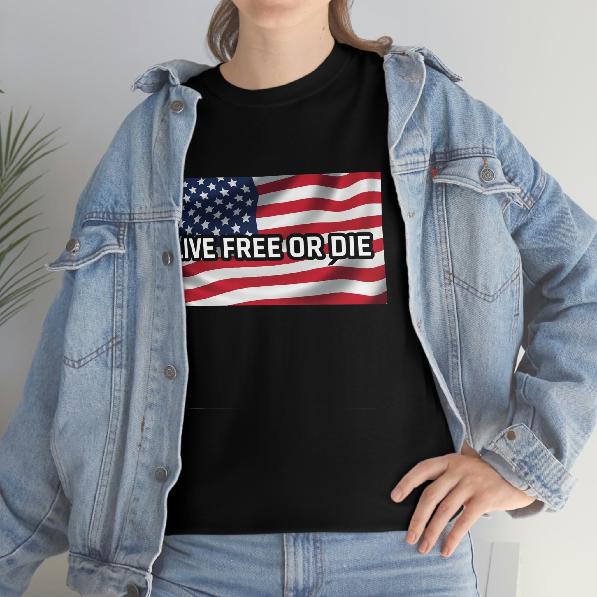 Live free or die- Unisex Heavy Cotton Tee