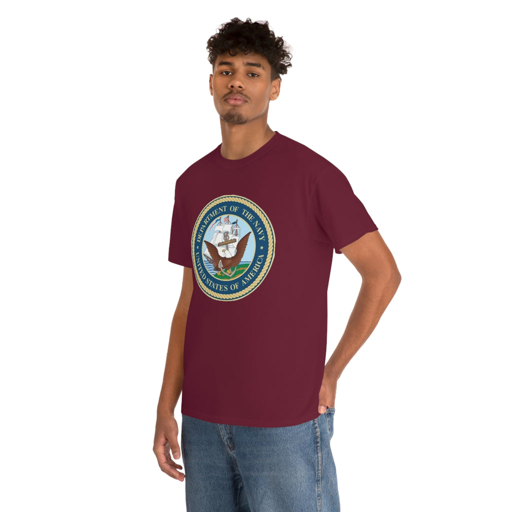 Navy- Unisex Heavy Cotton Tee