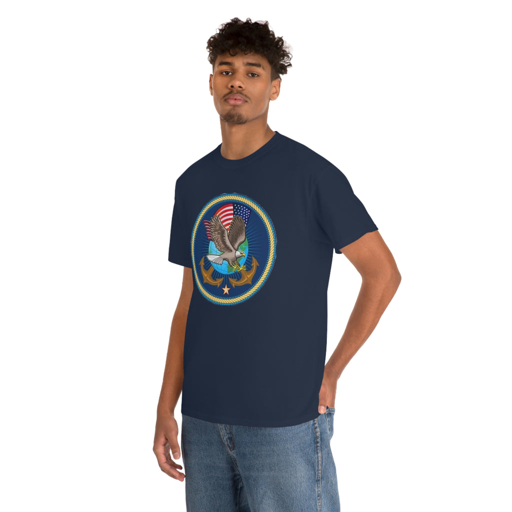 Navy- Unisex Heavy Cotton Tee