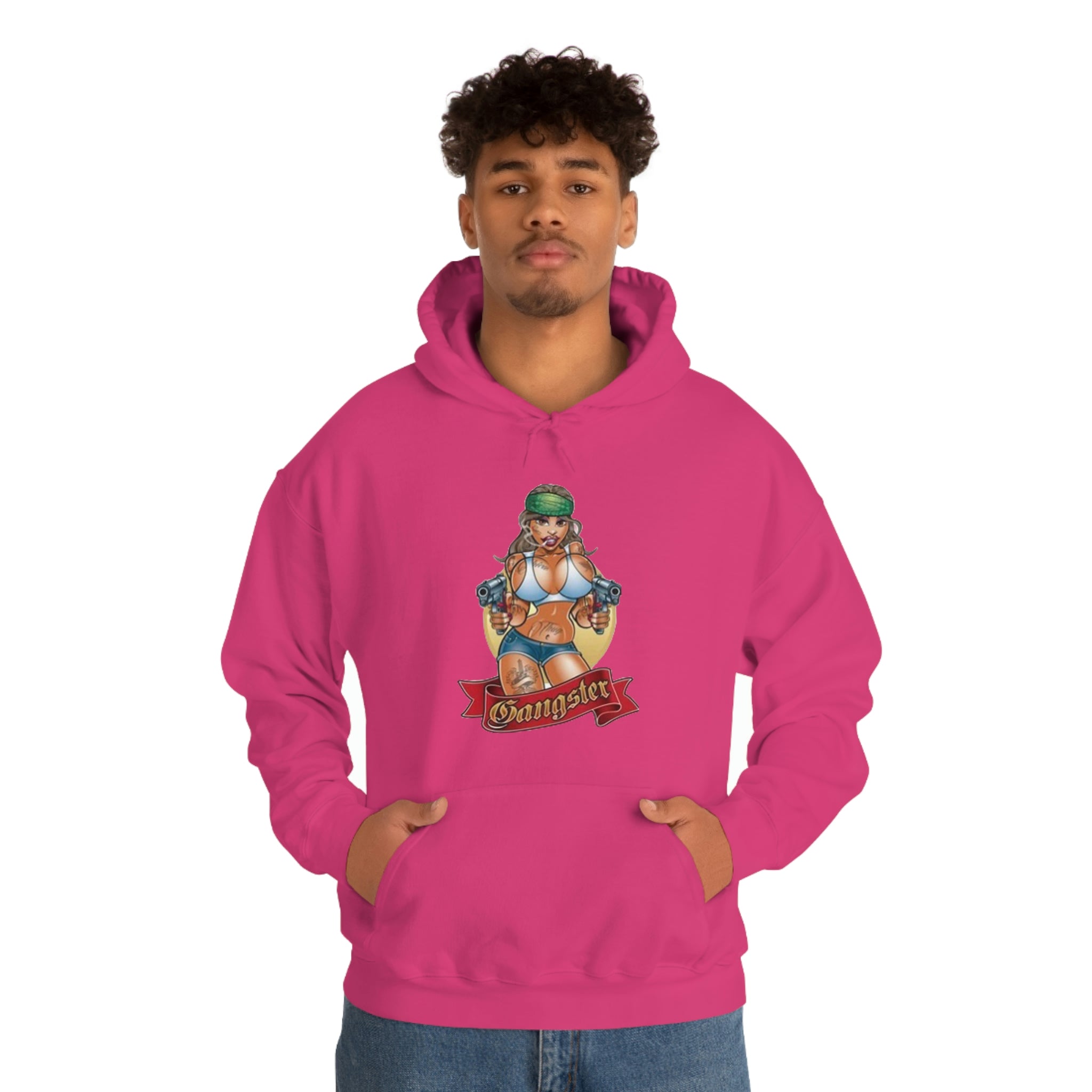 Girl gangster-Heavy Blend™ Hooded Sweatshirt