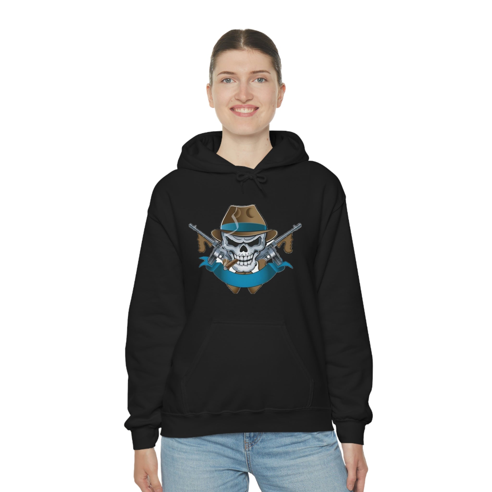 Skullhead- Heavy Blend™ Hooded Sweatshirt