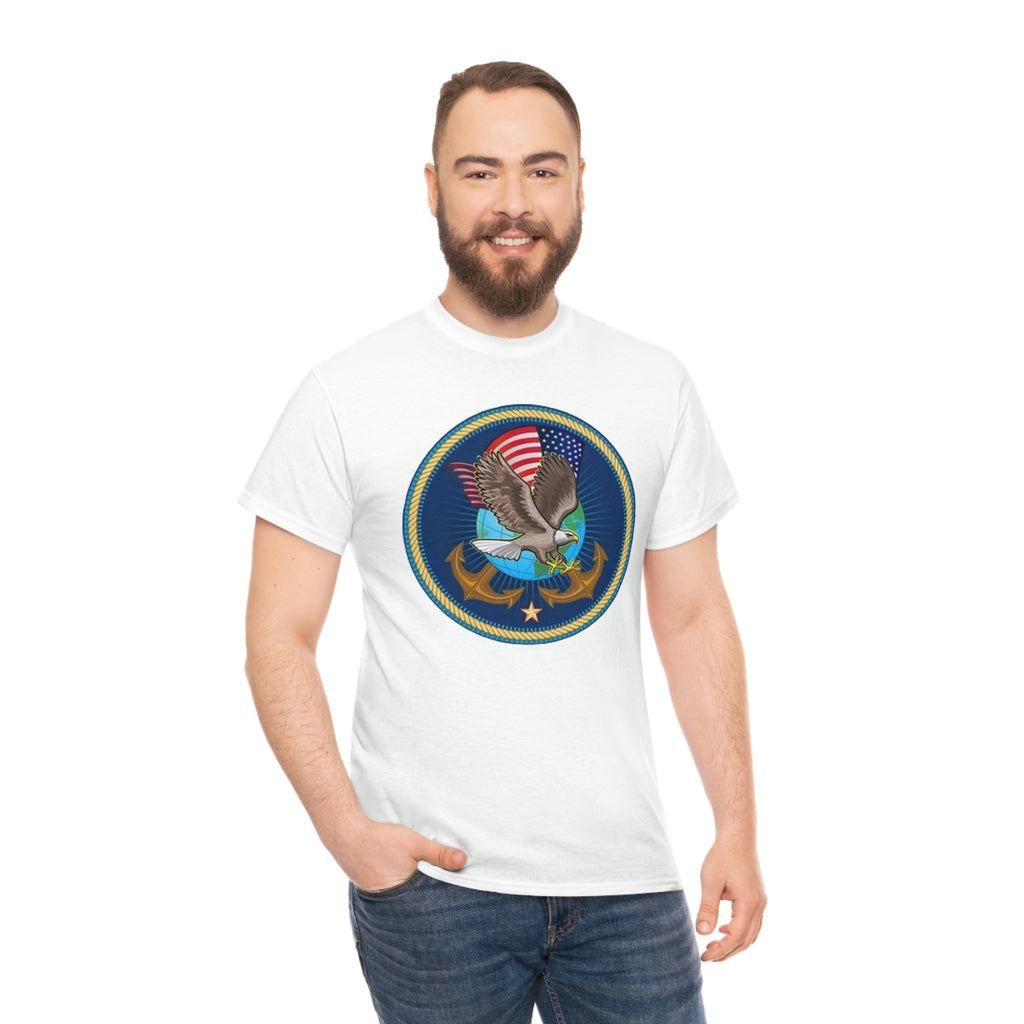 Navy- Unisex Heavy Cotton Tee