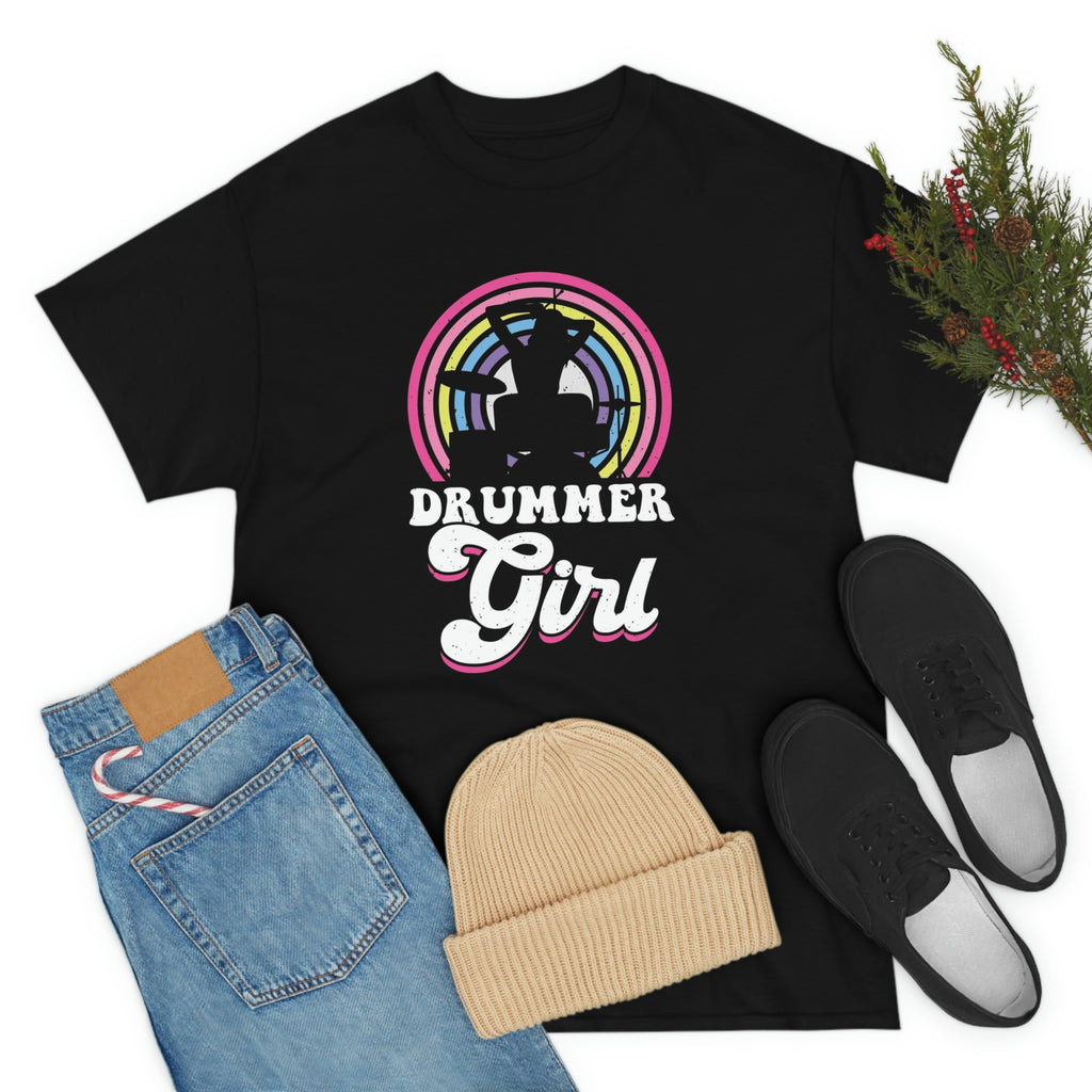 Drummer Girl-  Heavy Cotton Tee
