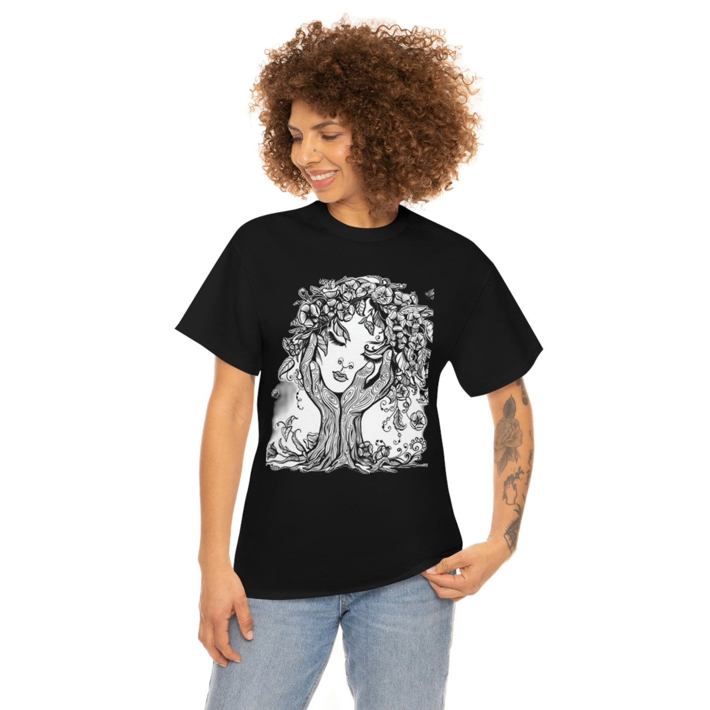 Face- Unisex Heavy Cotton Tee