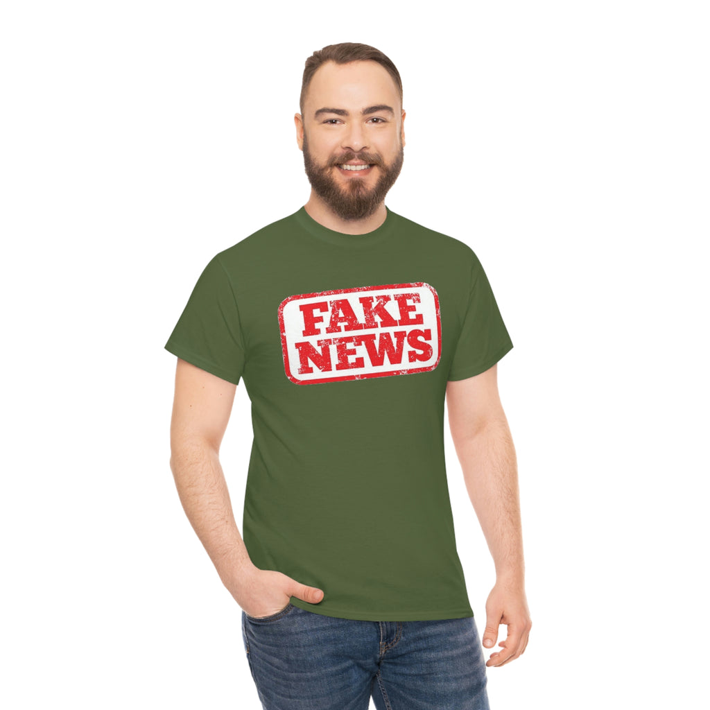 Fake news- Unisex Heavy Cotton Tee