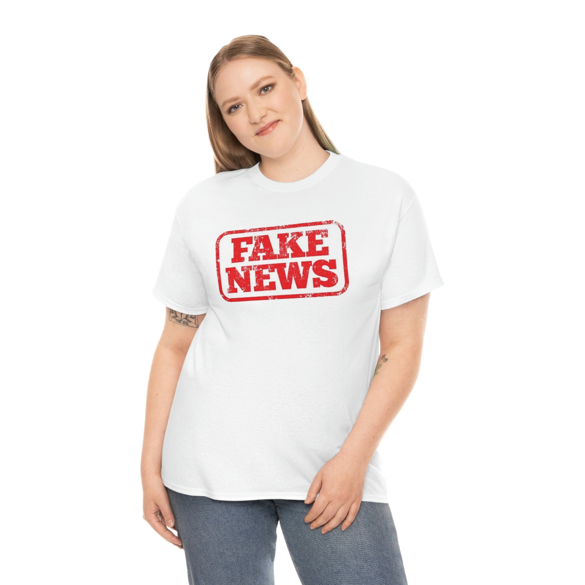 Fake news- Unisex Heavy Cotton Tee