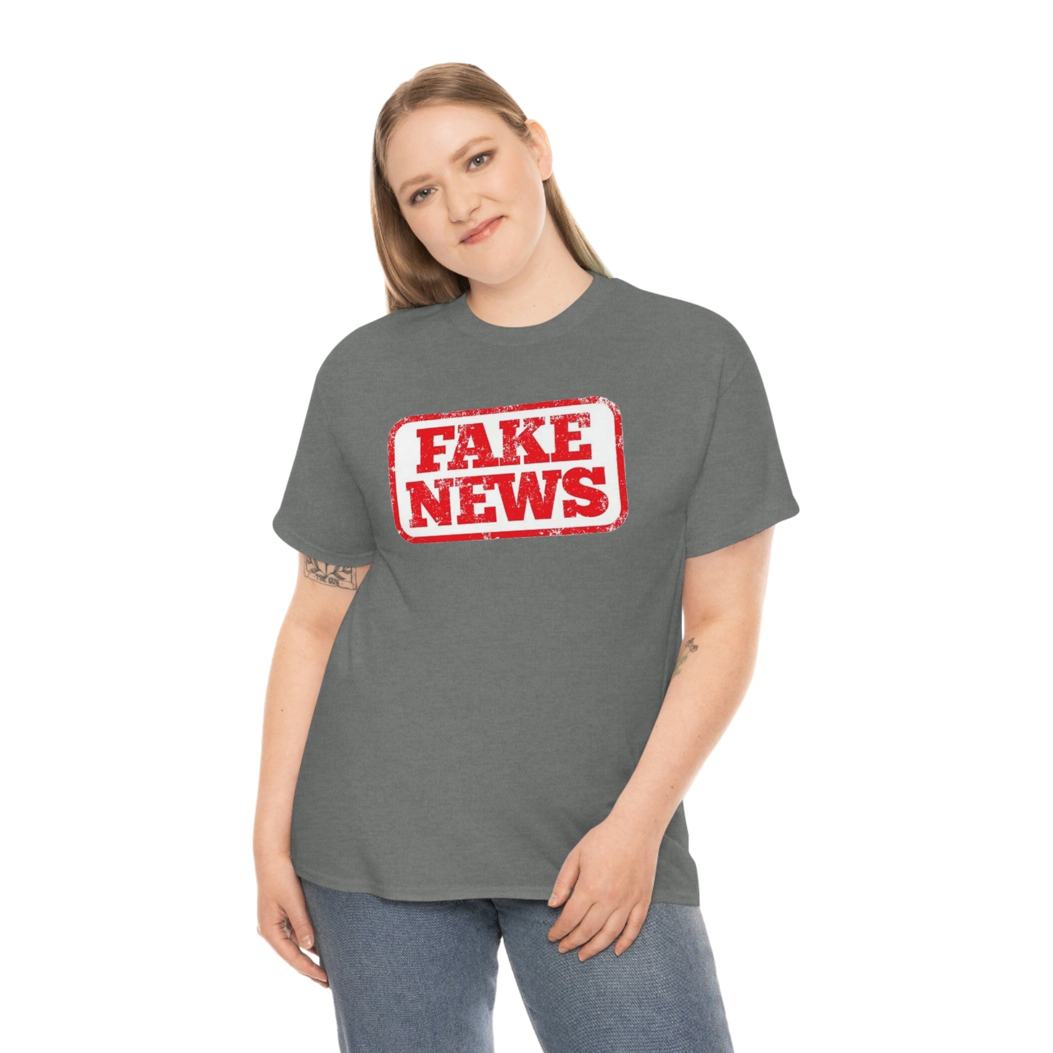 Fake news- Unisex Heavy Cotton Tee