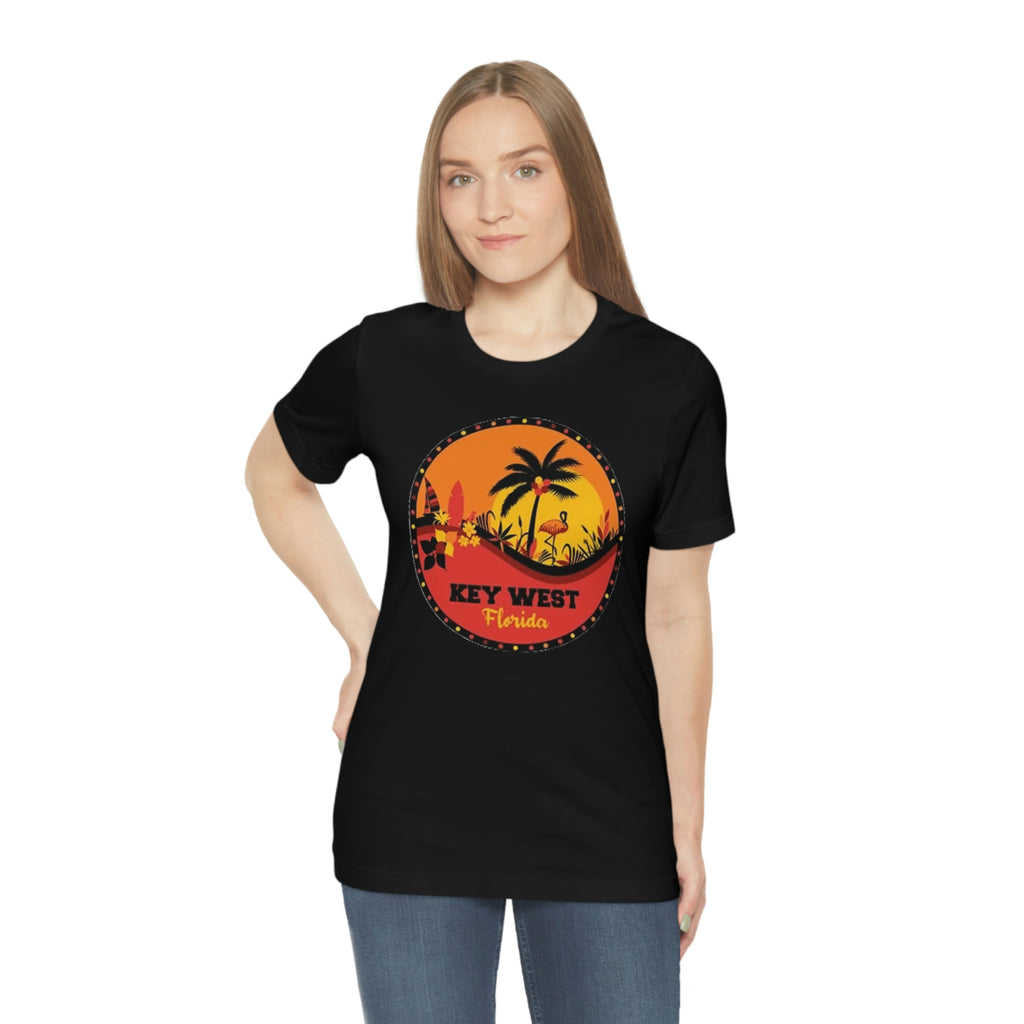 Key west Fl- Unisex Jersey Short Sleeve Tee