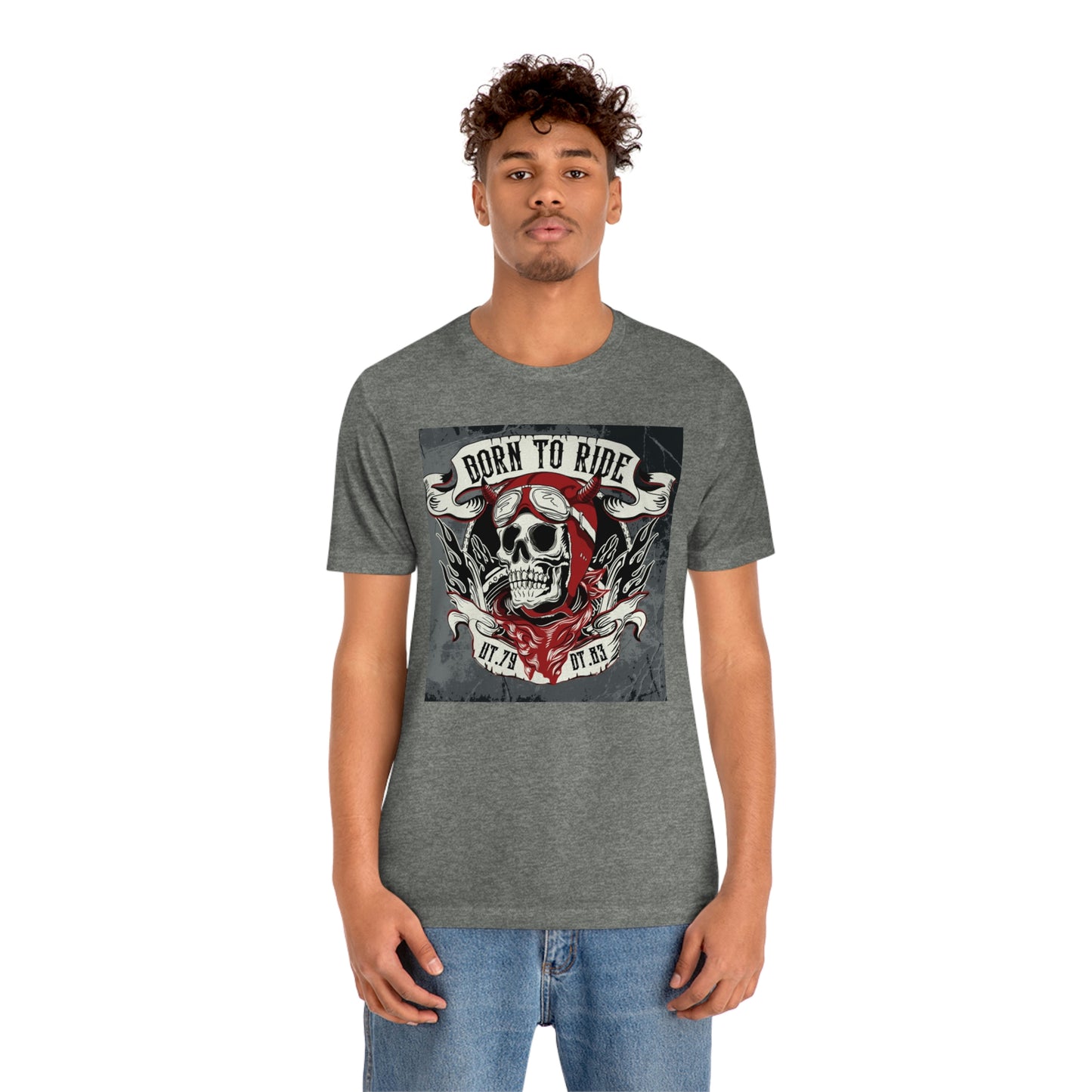 Born to ride- Jersey Short Sleeve Tee