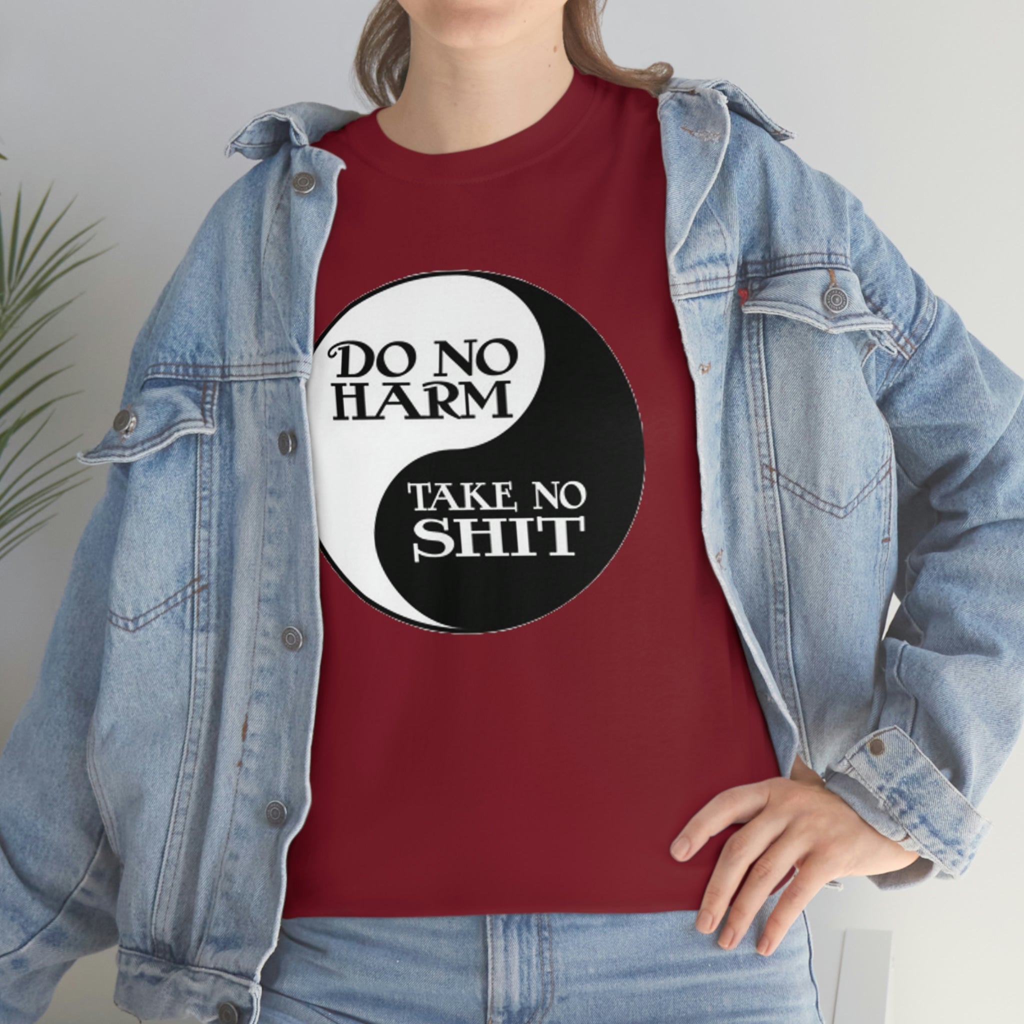 Do no harm take no shit-  Heavy Cotton Tee