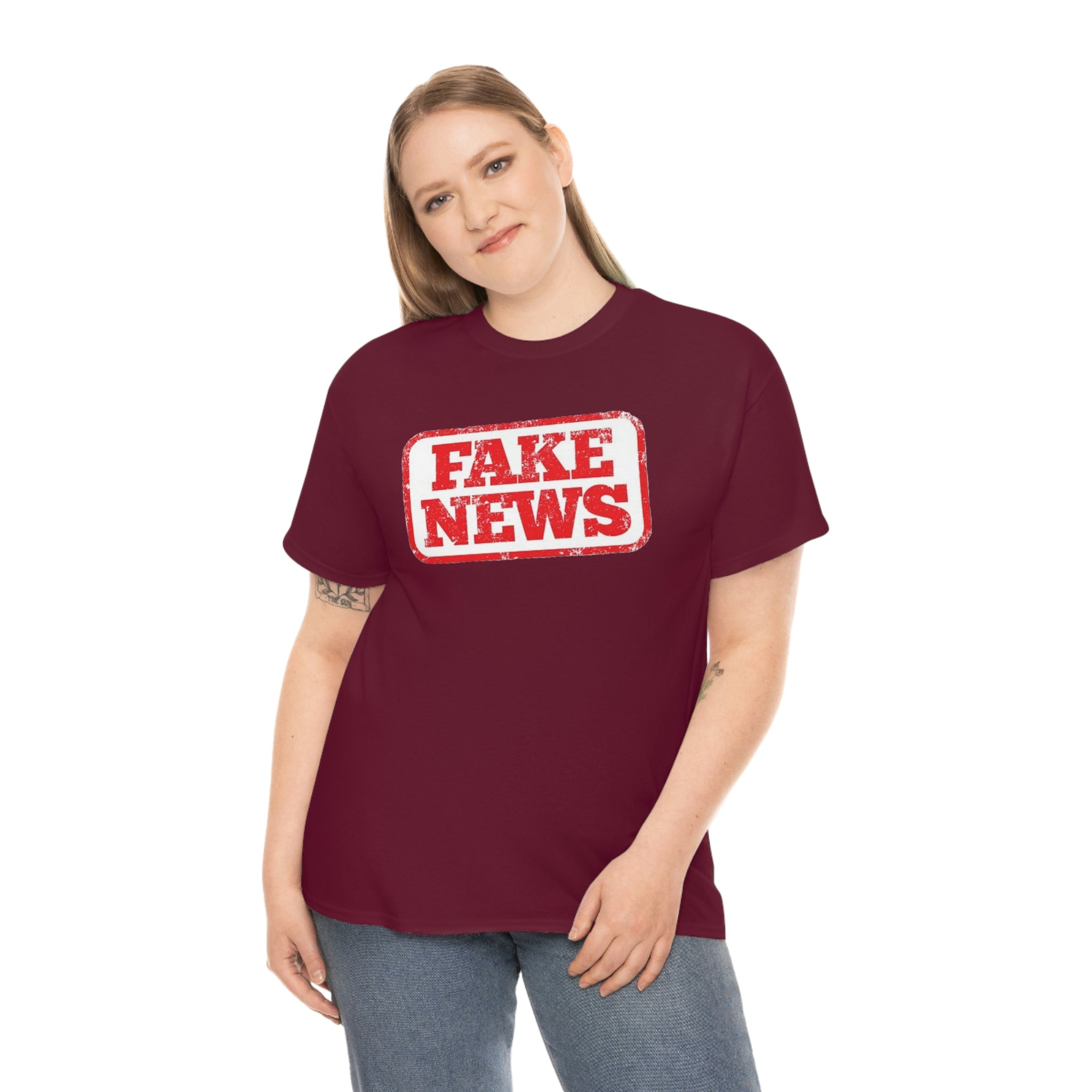 Fake news- Unisex Heavy Cotton Tee