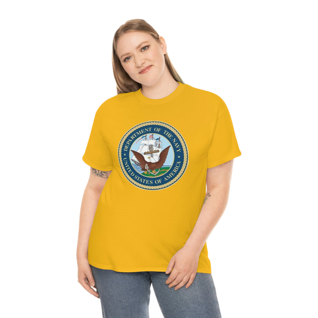 Navy- Unisex Heavy Cotton Tee