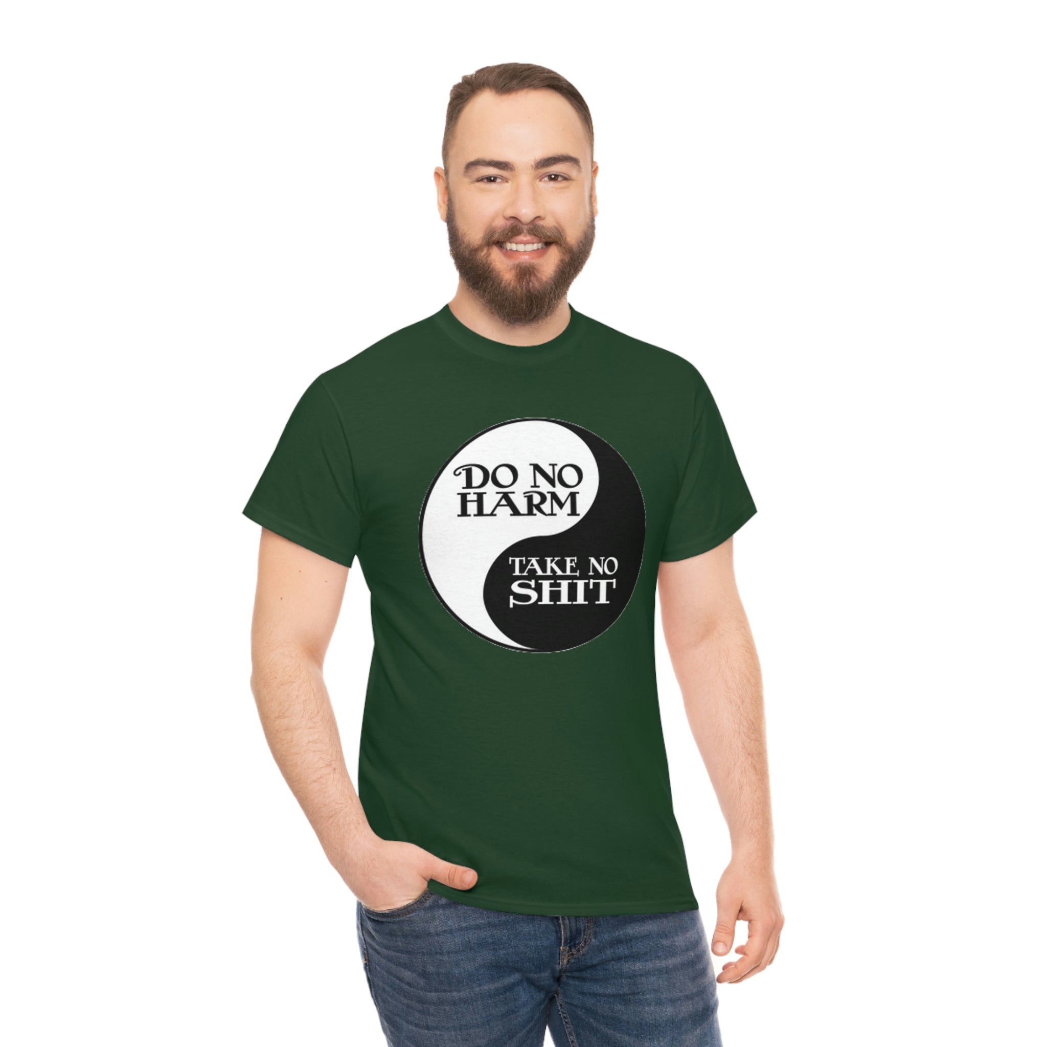 Do no harm take no shit-  Heavy Cotton Tee