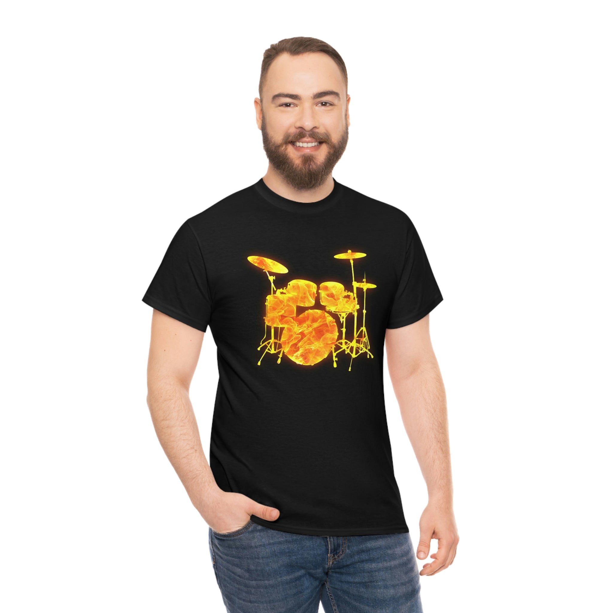 Drums- Unisex Heavy Cotton Tee