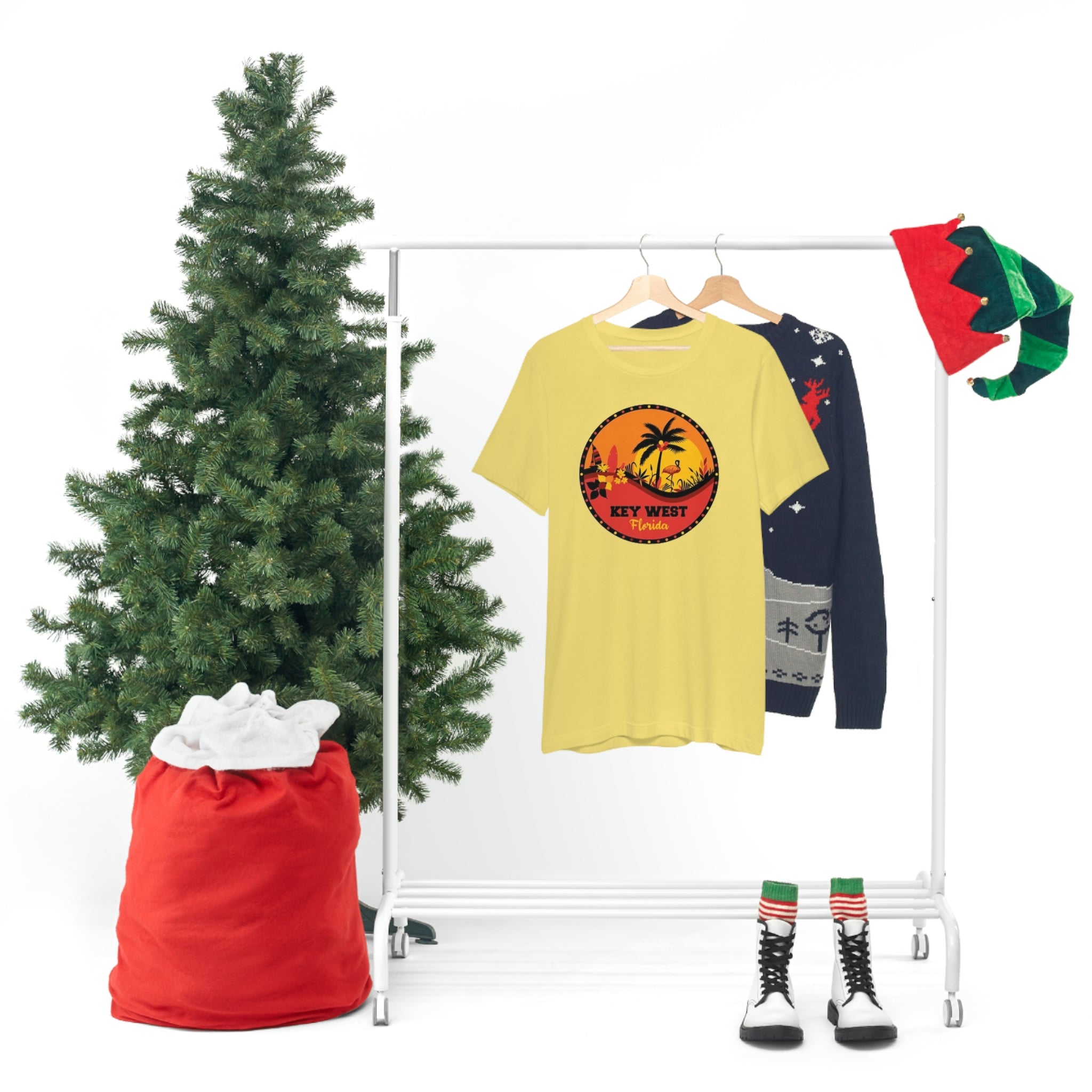 Key west Fl- Unisex Jersey Short Sleeve Tee