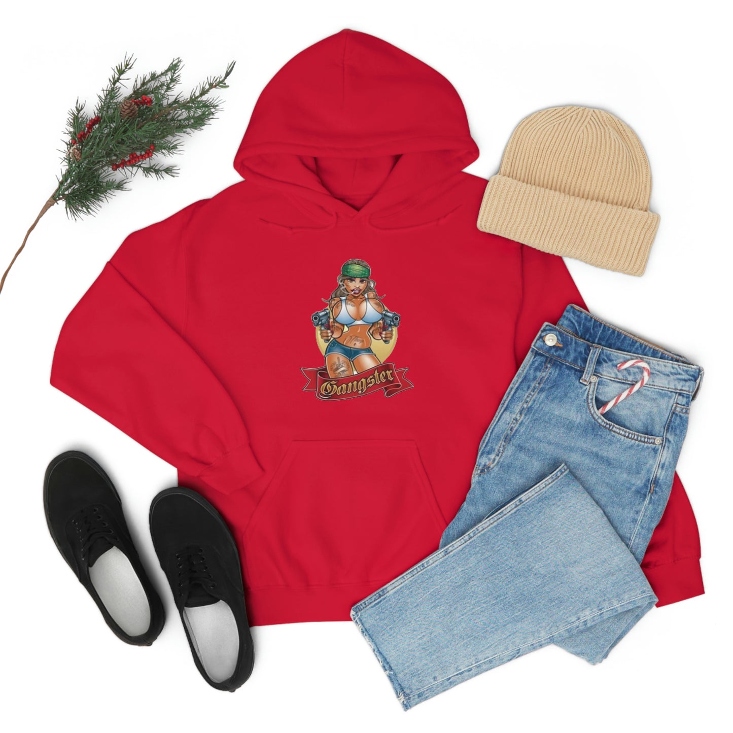 Girl gangster-Heavy Blend™ Hooded Sweatshirt