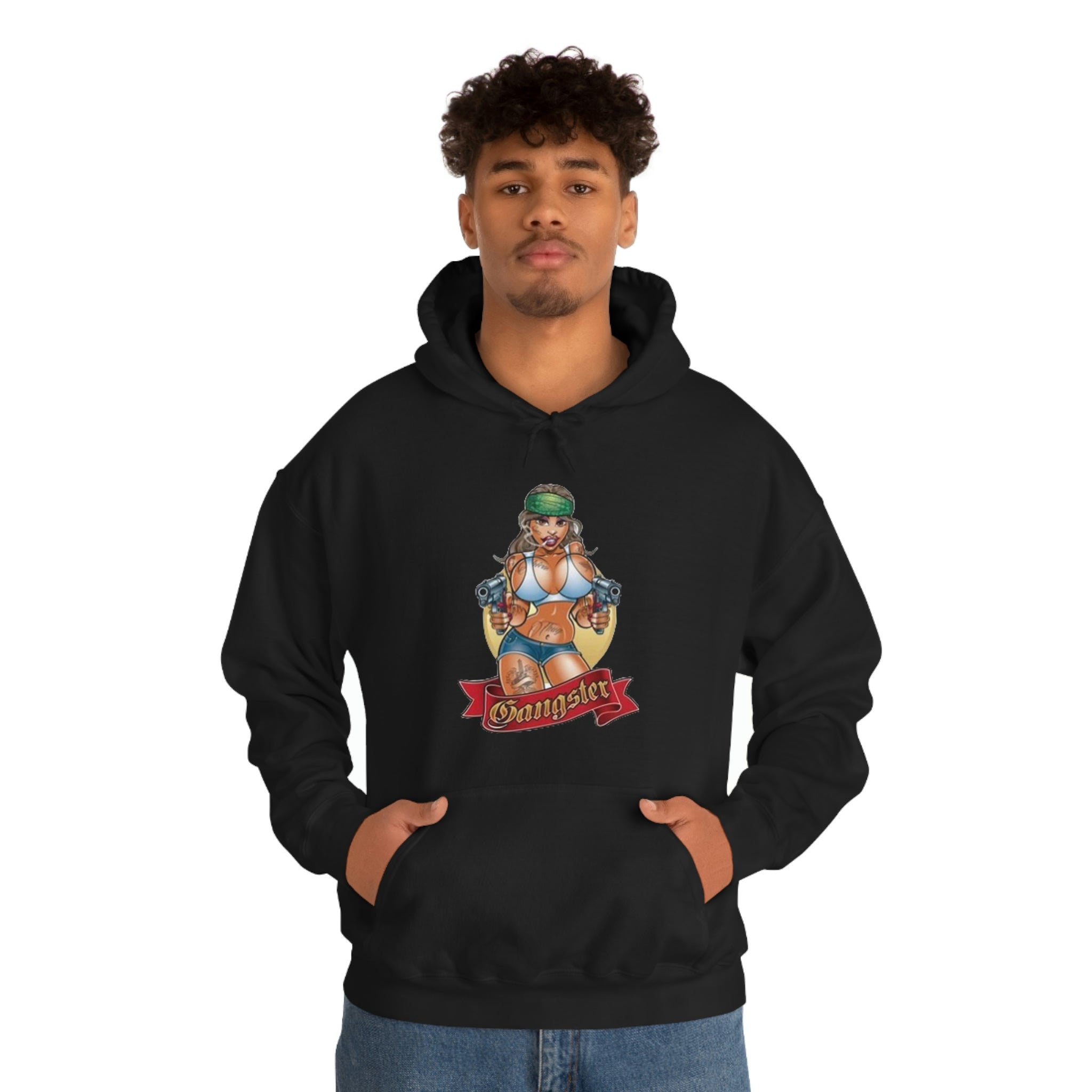 Girl gangster-Heavy Blend™ Hooded Sweatshirt