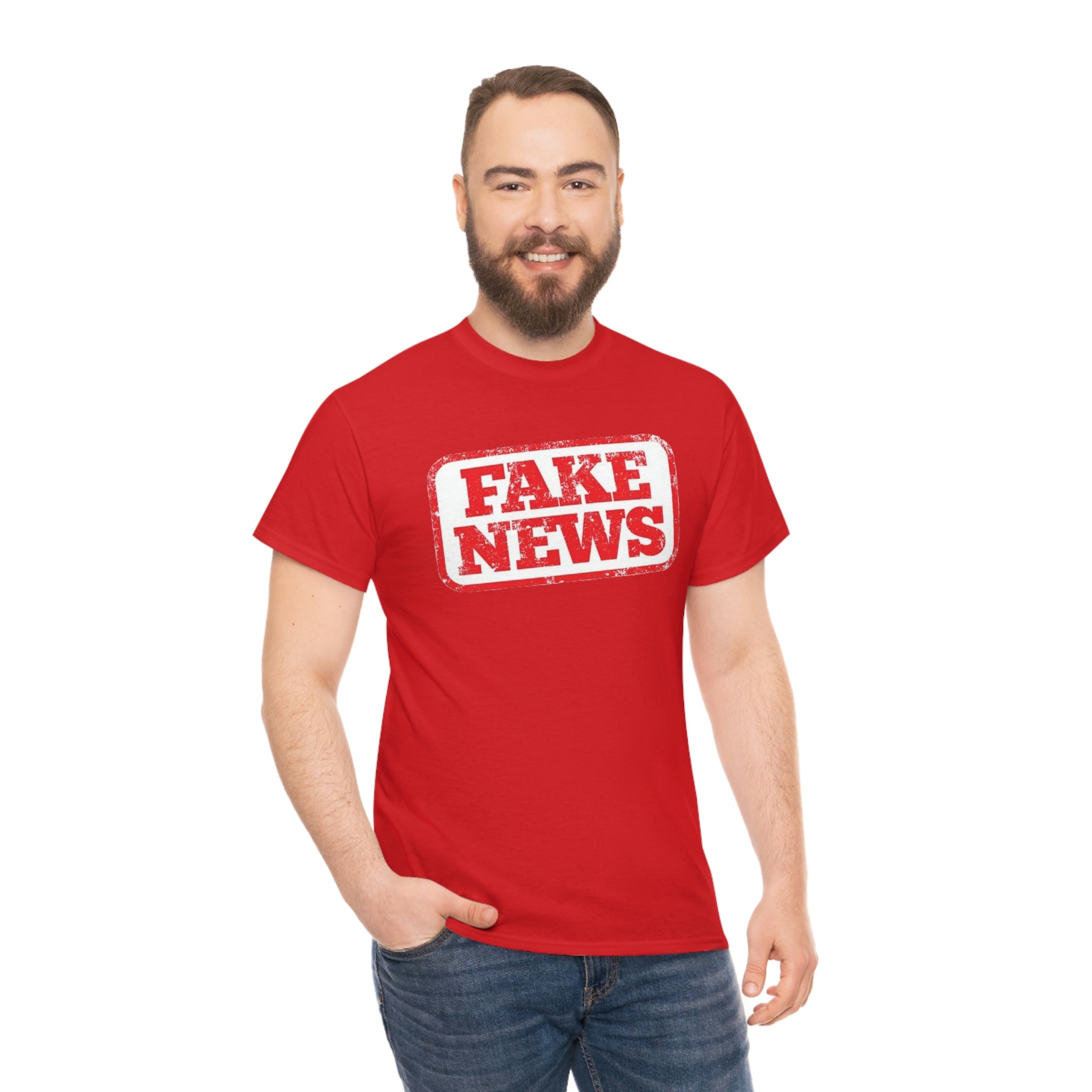 Fake news- Unisex Heavy Cotton Tee