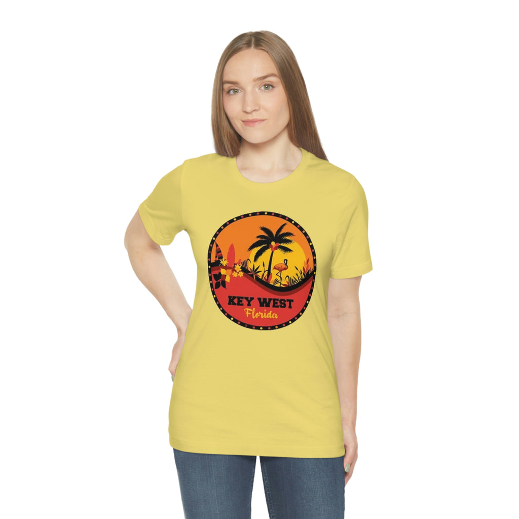 Key west Fl- Unisex Jersey Short Sleeve Tee