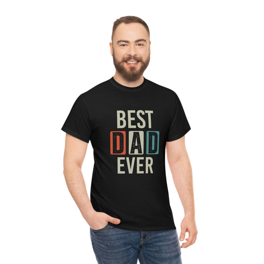 Best dad ever-Heavy Cotton Tee