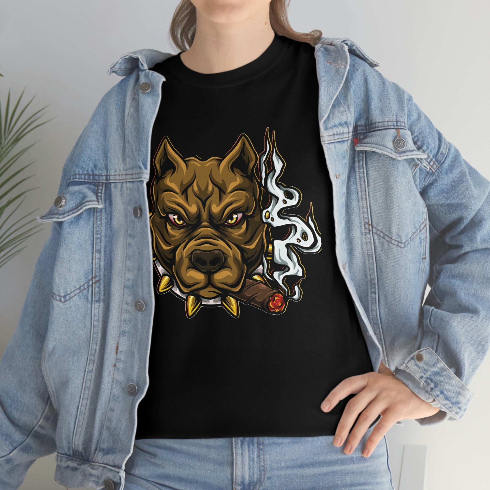 Weed dog- Heavy Cotton Tee