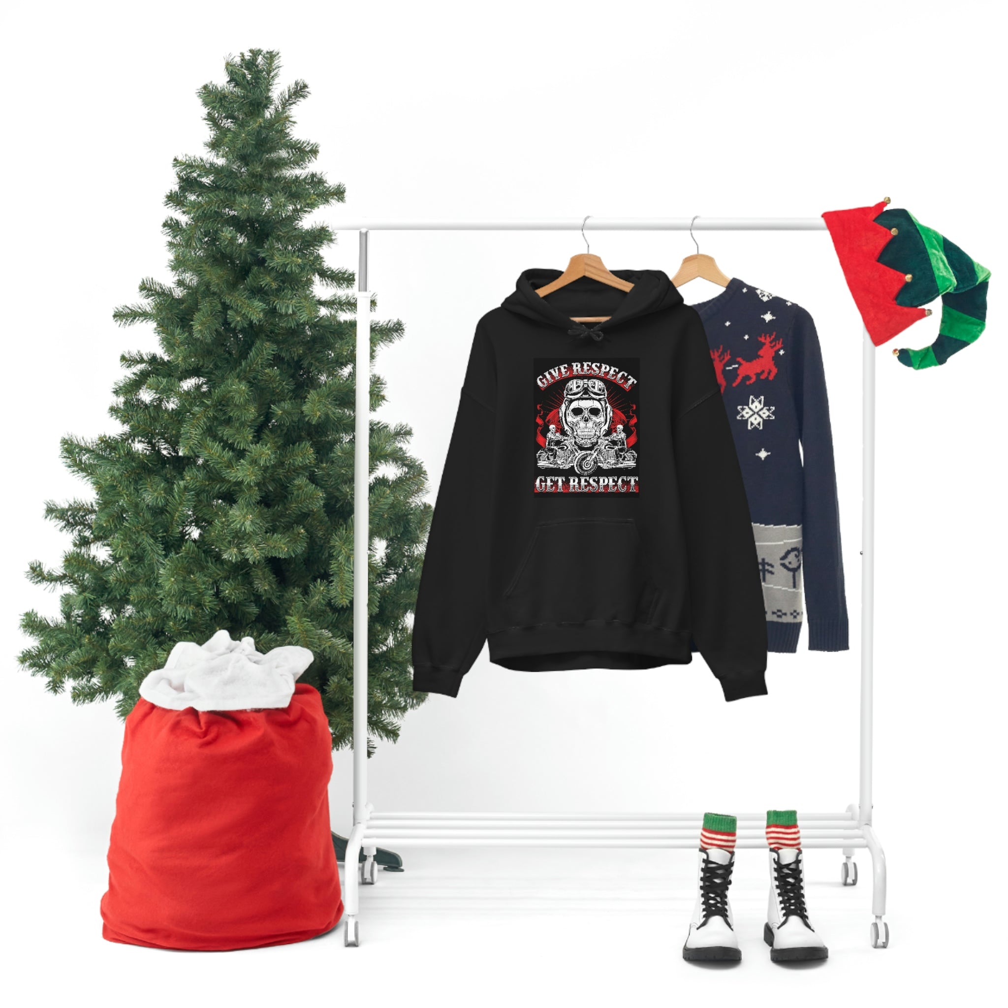 Give respect- Heavy Blend™ Hooded Sweatshirt