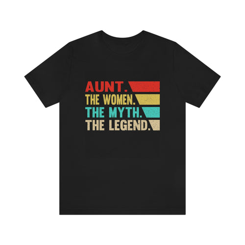 Aunt the legend- Jersey Short Sleeve Tee