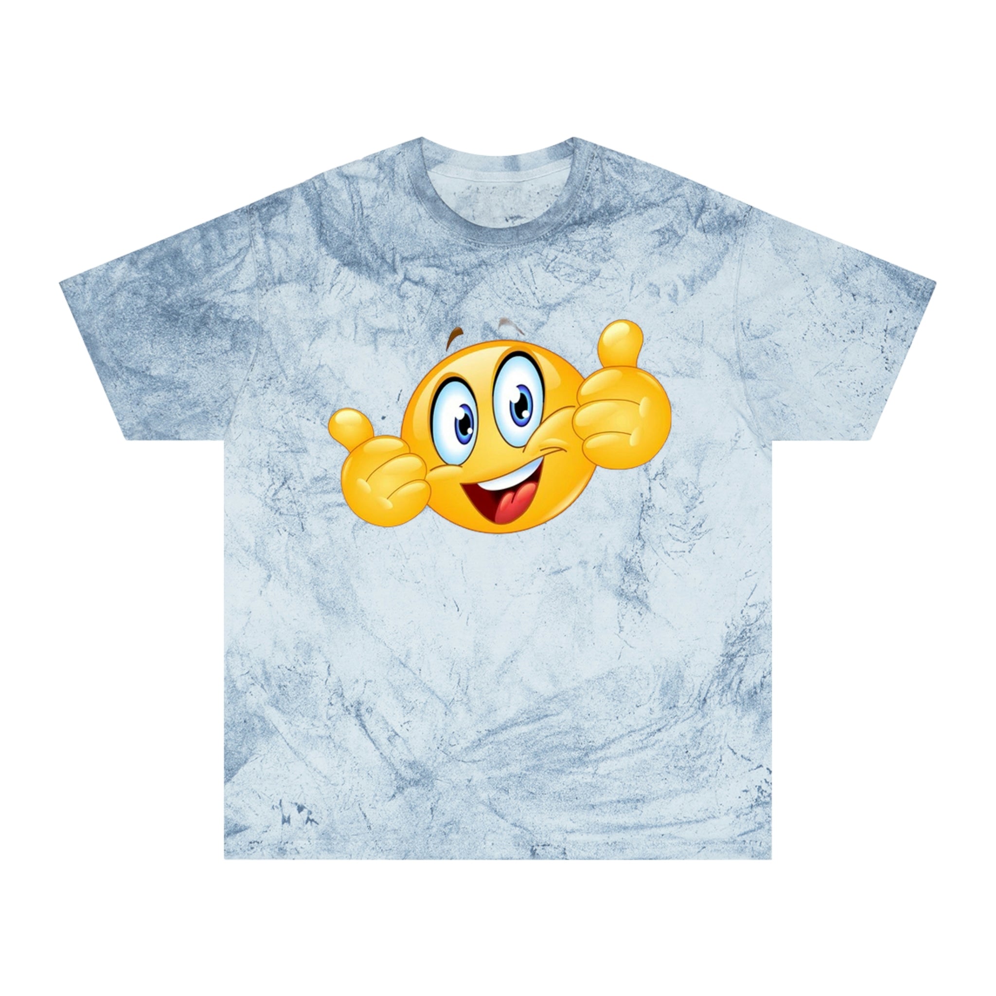 Smiley face— Unisex Color Blast T-Shirt