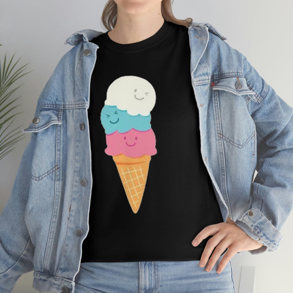 Ice cream- Unisex Heavy Cotton Tee
