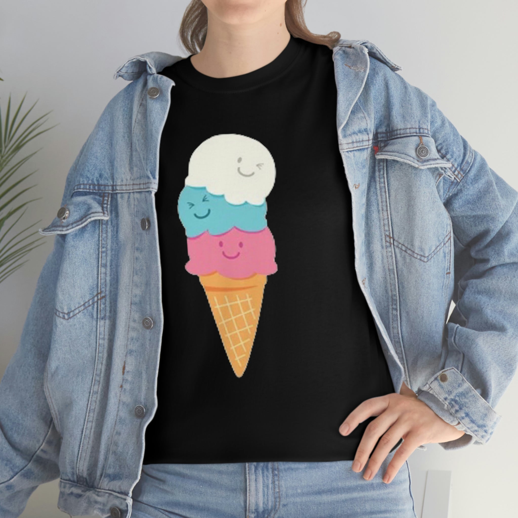 Ice cream- Unisex Heavy Cotton Tee