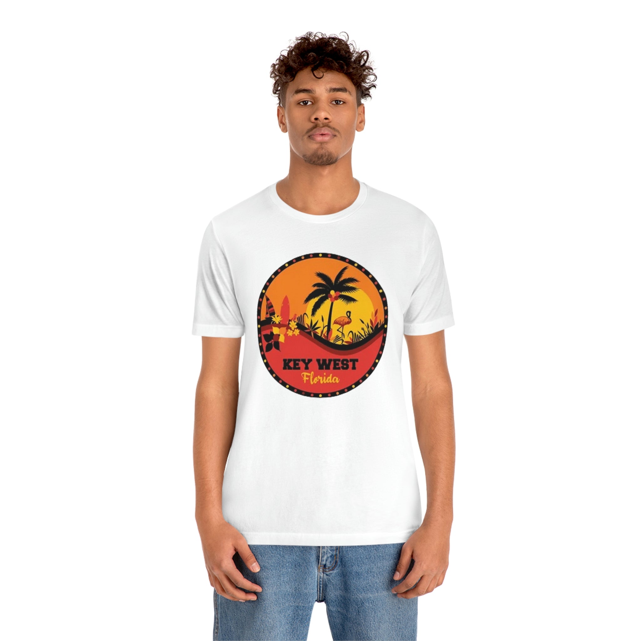 Key west Fl- Unisex Jersey Short Sleeve Tee