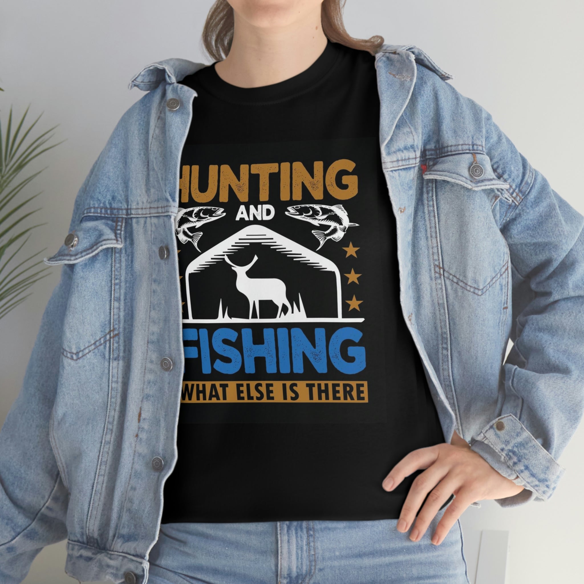 Hunting and fishing- Heavy Cotton Tee