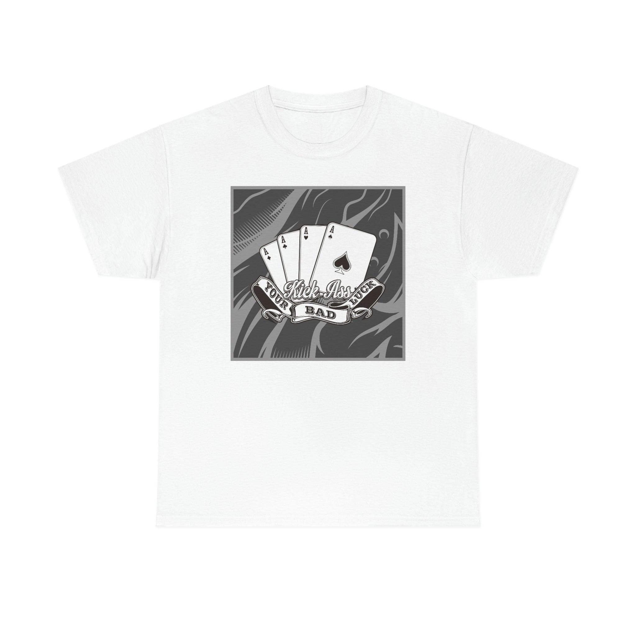Kick your ass cards- Heavy Cotton Tee