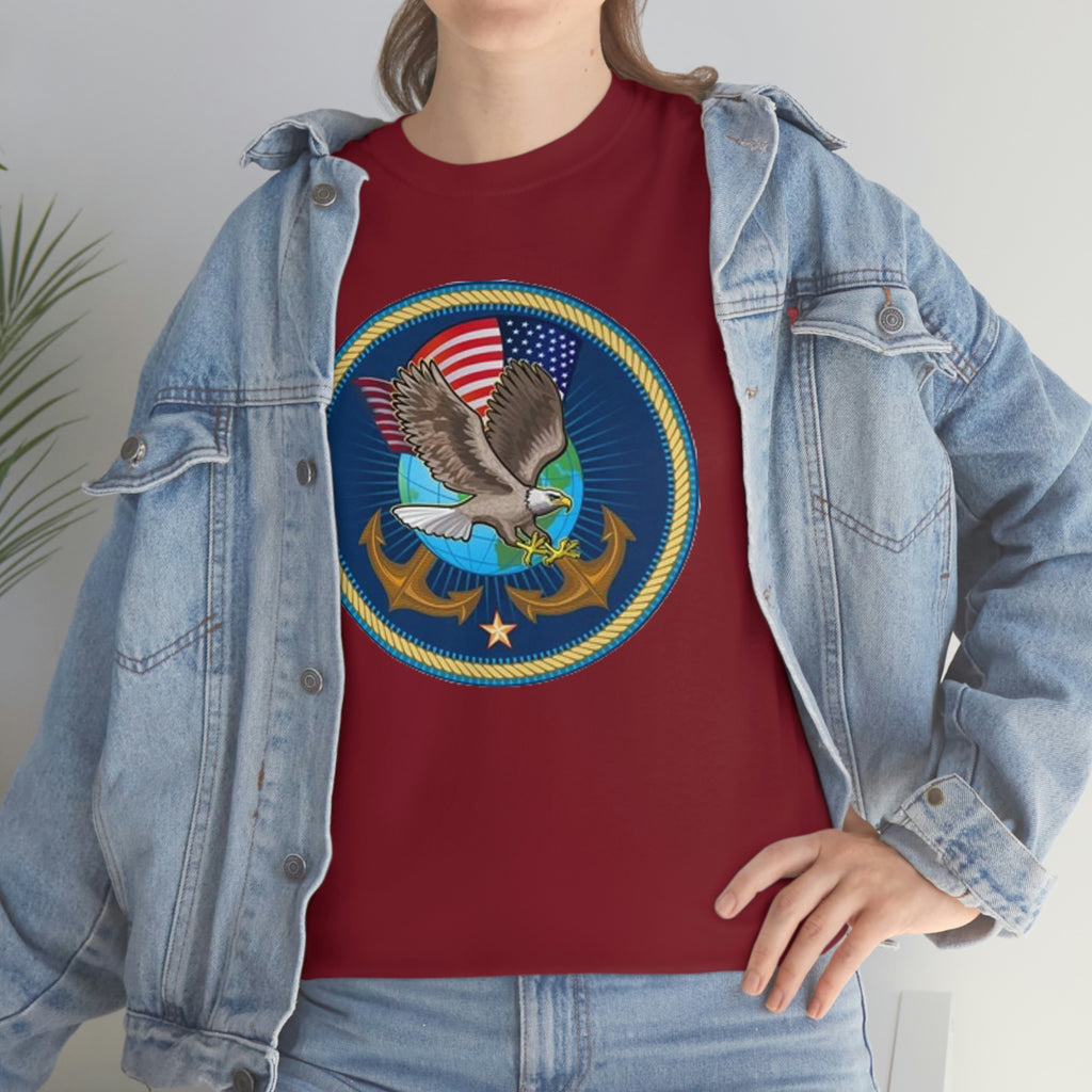 Navy- Unisex Heavy Cotton Tee