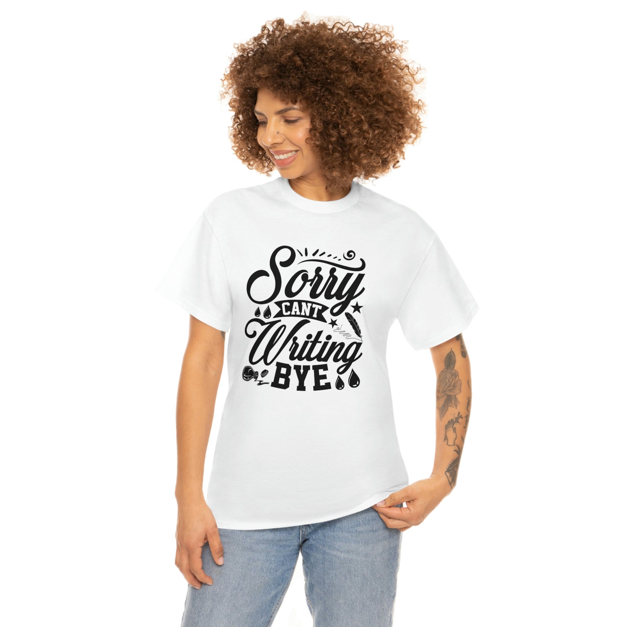Sorry can’t writing- Unisex Heavy Cotton Tee