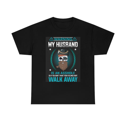 Husband is an asshole- Heavy Cotton Tee