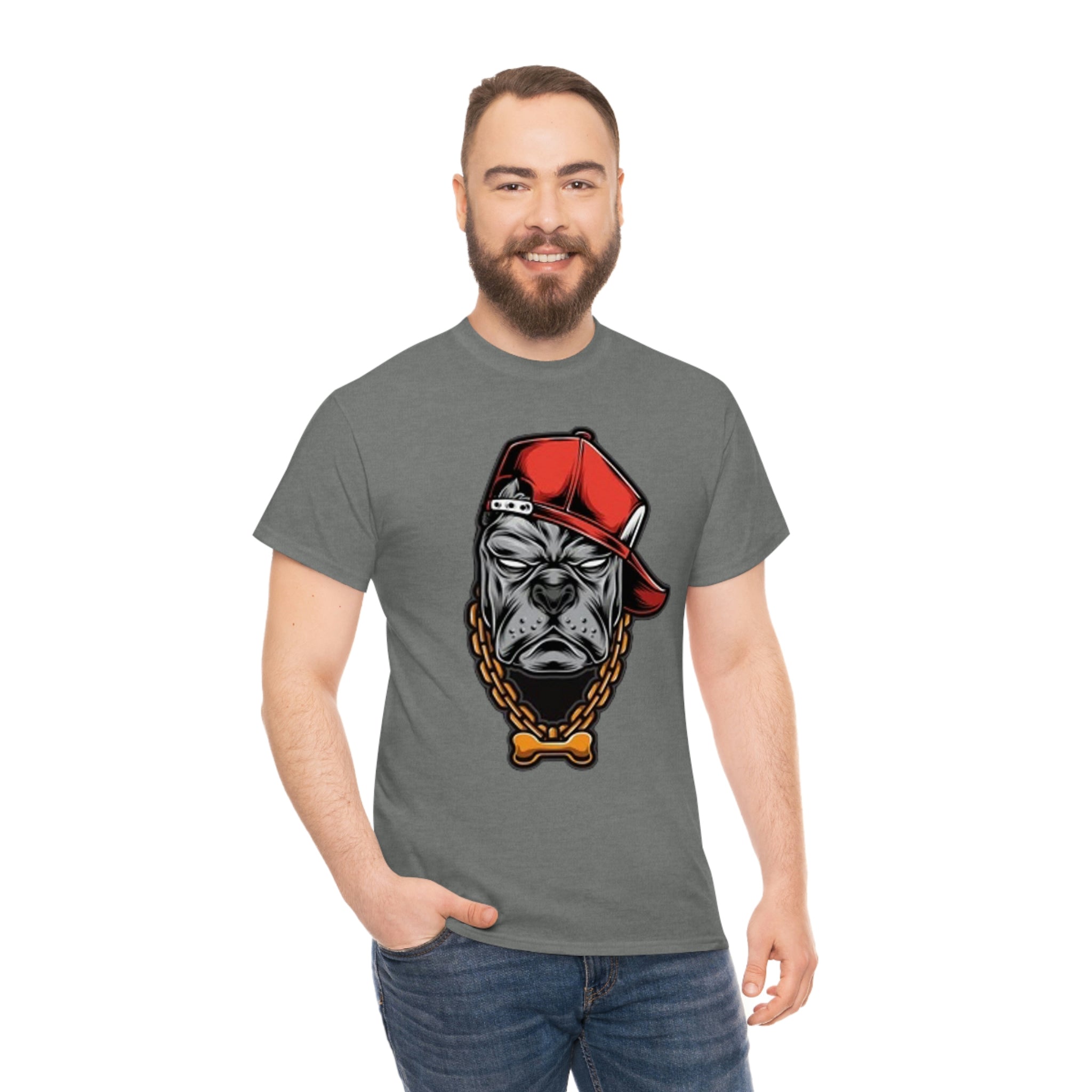 Gangster dog- Heavy Cotton Tee