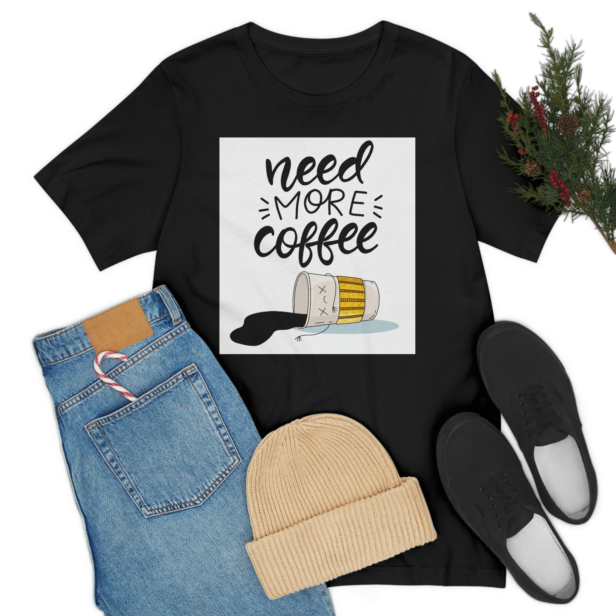 Need more coffee-Unisex Jersey Short Sleeve Tee