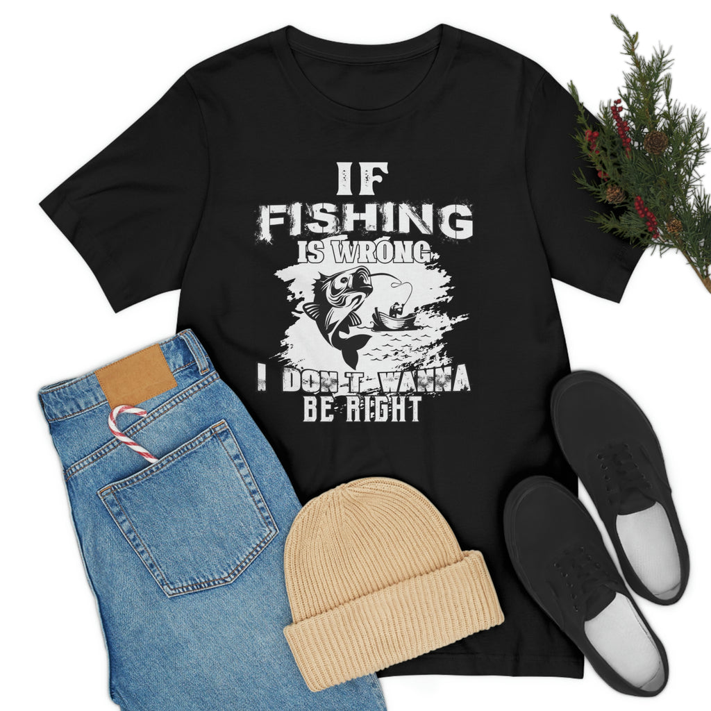 Fishing— Unisex Jersey Short Sleeve Tee