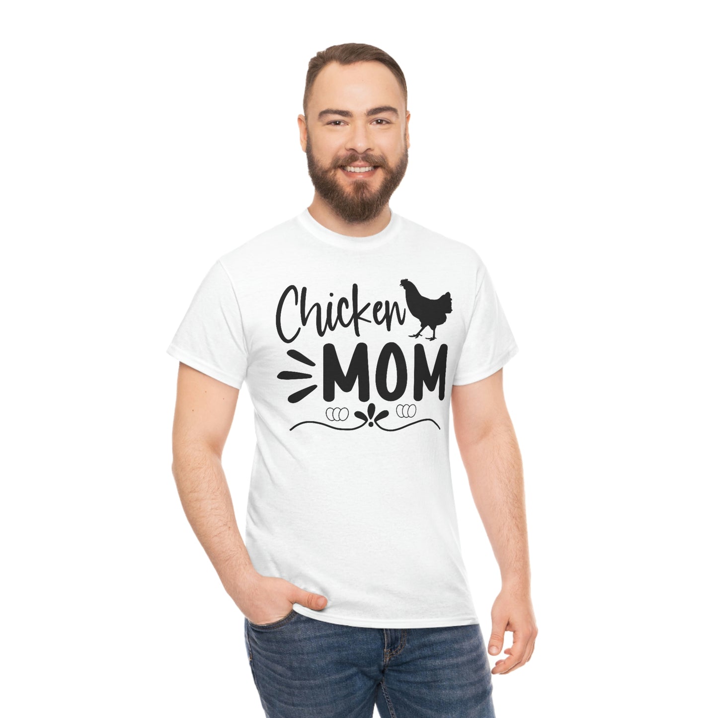 Chicken mom- Heavy Cotton Tee