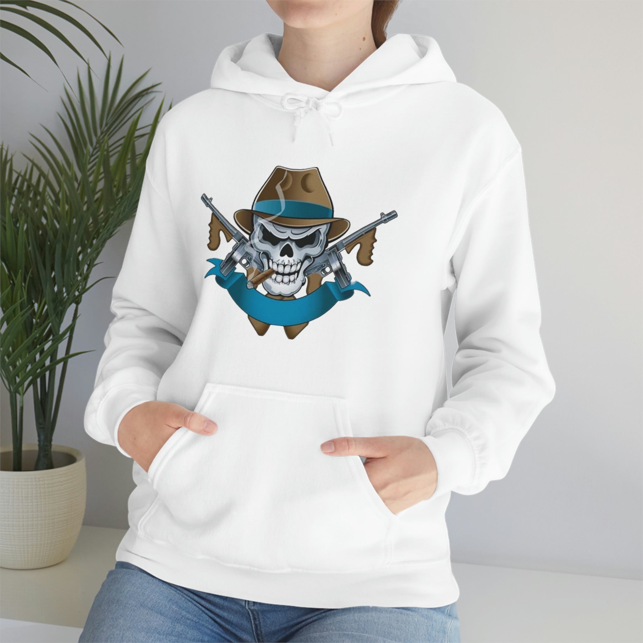 Skullhead- Heavy Blend™ Hooded Sweatshirt